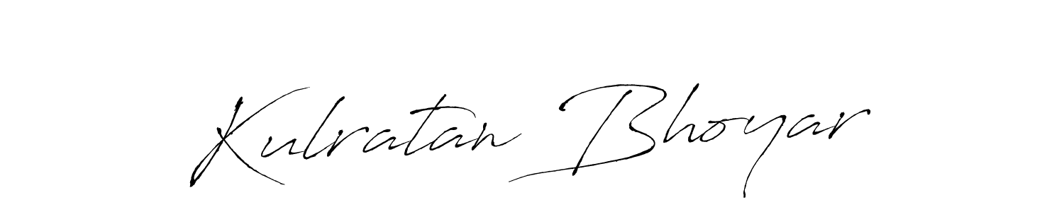 Make a beautiful signature design for name Kulratan Bhoyar. With this signature (Antro_Vectra) style, you can create a handwritten signature for free. Kulratan Bhoyar signature style 6 images and pictures png