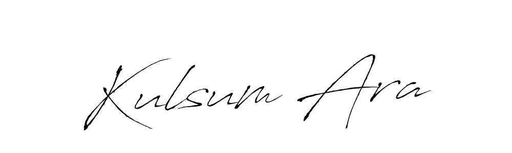 Also You can easily find your signature by using the search form. We will create Kulsum Ara name handwritten signature images for you free of cost using Antro_Vectra sign style. Kulsum Ara signature style 6 images and pictures png