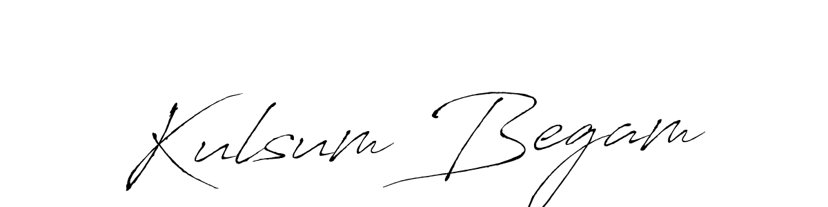 Design your own signature with our free online signature maker. With this signature software, you can create a handwritten (Antro_Vectra) signature for name Kulsum Begam. Kulsum Begam signature style 6 images and pictures png
