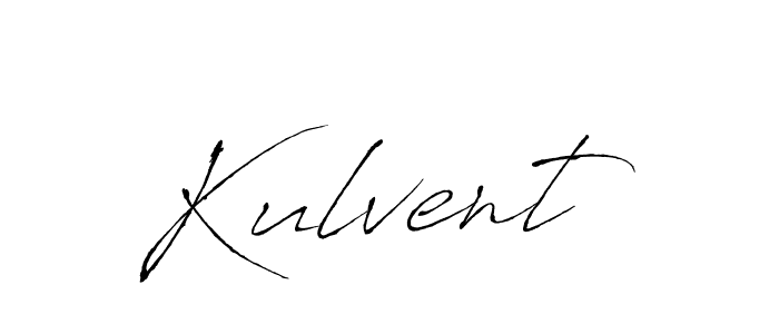 Design your own signature with our free online signature maker. With this signature software, you can create a handwritten (Antro_Vectra) signature for name Kulvent. Kulvent signature style 6 images and pictures png
