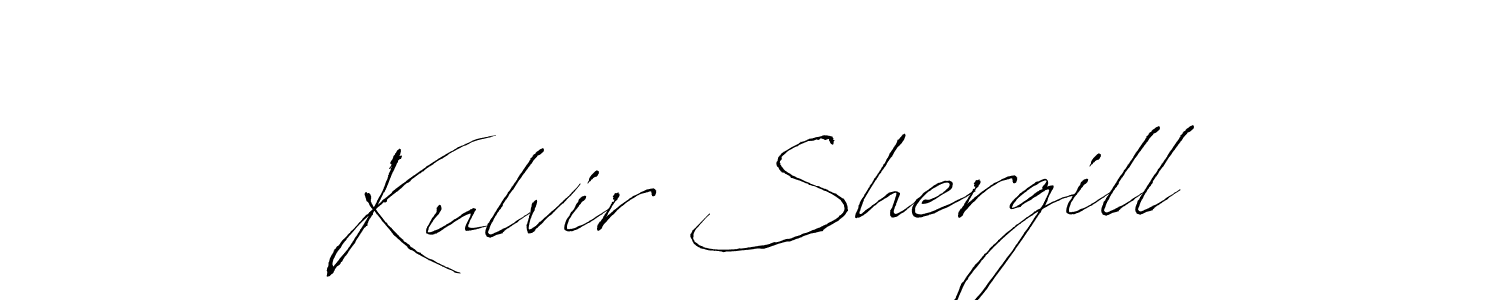 if you are searching for the best signature style for your name Kulvir Shergill. so please give up your signature search. here we have designed multiple signature styles  using Antro_Vectra. Kulvir Shergill signature style 6 images and pictures png