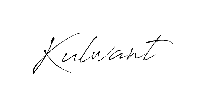 Make a beautiful signature design for name Kulwant. With this signature (Antro_Vectra) style, you can create a handwritten signature for free. Kulwant signature style 6 images and pictures png