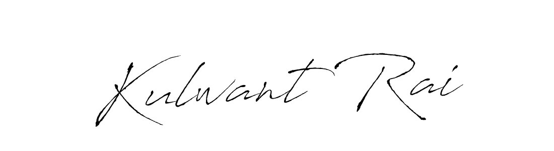 Make a beautiful signature design for name Kulwant Rai. With this signature (Antro_Vectra) style, you can create a handwritten signature for free. Kulwant Rai signature style 6 images and pictures png