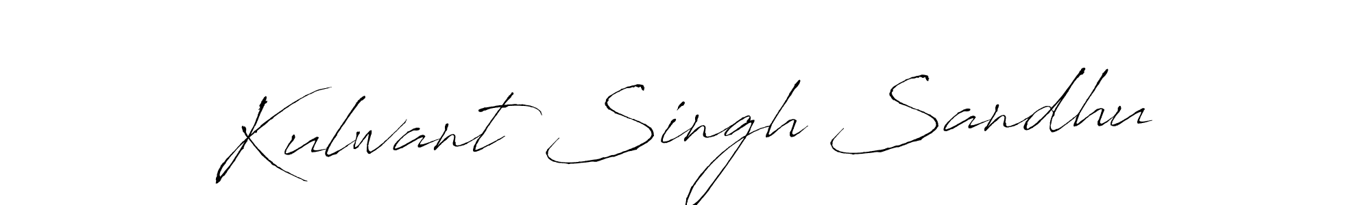 Also we have Kulwant Singh Sandhu name is the best signature style. Create professional handwritten signature collection using Antro_Vectra autograph style. Kulwant Singh Sandhu signature style 6 images and pictures png