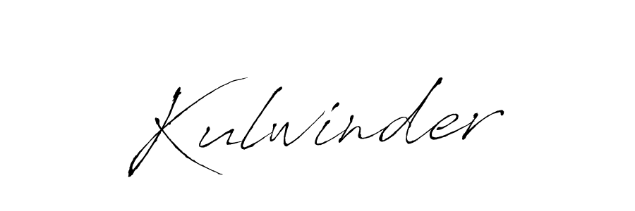 Make a beautiful signature design for name Kulwinder. With this signature (Antro_Vectra) style, you can create a handwritten signature for free. Kulwinder signature style 6 images and pictures png