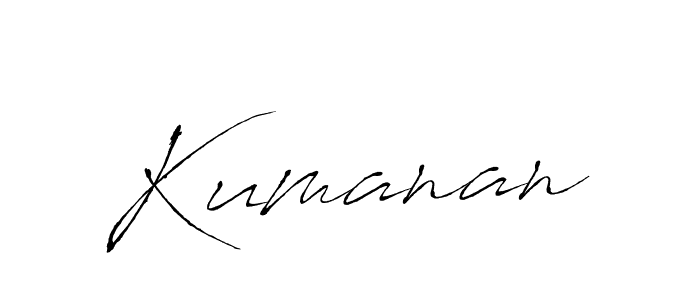 How to make Kumanan signature? Antro_Vectra is a professional autograph style. Create handwritten signature for Kumanan name. Kumanan signature style 6 images and pictures png