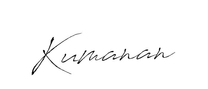 Also we have Kumanan name is the best signature style. Create professional handwritten signature collection using Antro_Vectra autograph style. Kumanan signature style 6 images and pictures png