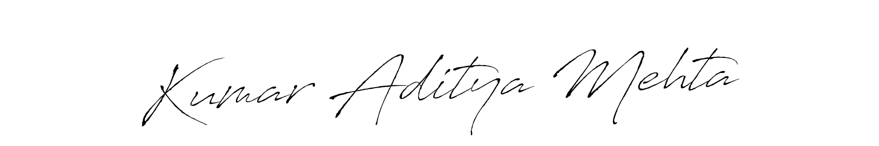 Use a signature maker to create a handwritten signature online. With this signature software, you can design (Antro_Vectra) your own signature for name Kumar Aditya Mehta. Kumar Aditya Mehta signature style 6 images and pictures png