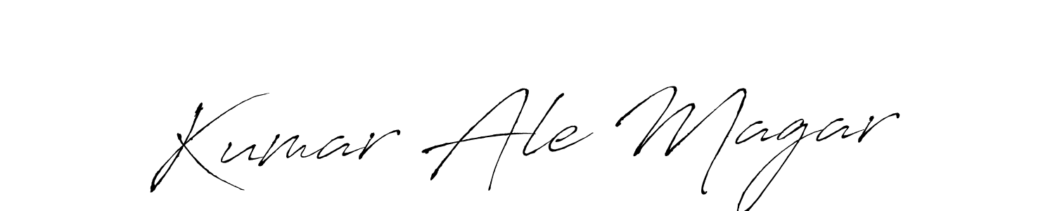 Use a signature maker to create a handwritten signature online. With this signature software, you can design (Antro_Vectra) your own signature for name Kumar Ale Magar. Kumar Ale Magar signature style 6 images and pictures png