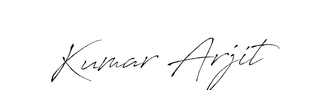 Create a beautiful signature design for name Kumar Arjit. With this signature (Antro_Vectra) fonts, you can make a handwritten signature for free. Kumar Arjit signature style 6 images and pictures png