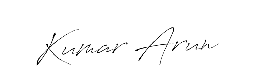 Also we have Kumar Arun name is the best signature style. Create professional handwritten signature collection using Antro_Vectra autograph style. Kumar Arun signature style 6 images and pictures png