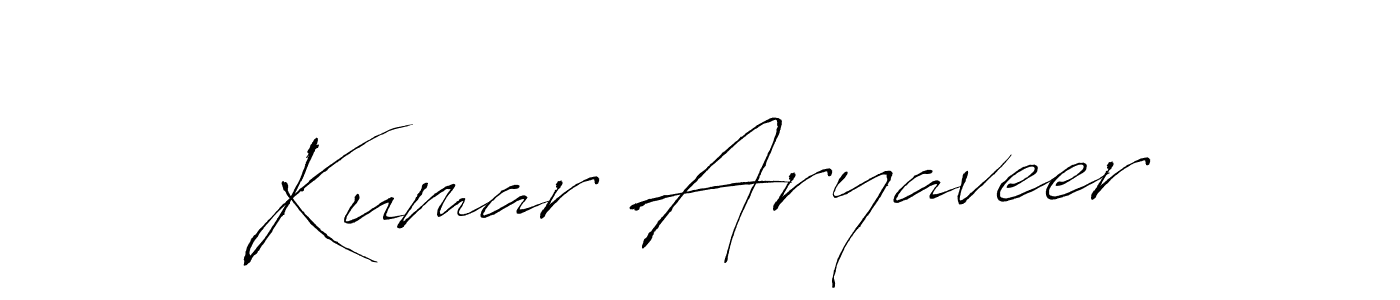 Make a beautiful signature design for name Kumar Aryaveer. With this signature (Antro_Vectra) style, you can create a handwritten signature for free. Kumar Aryaveer signature style 6 images and pictures png