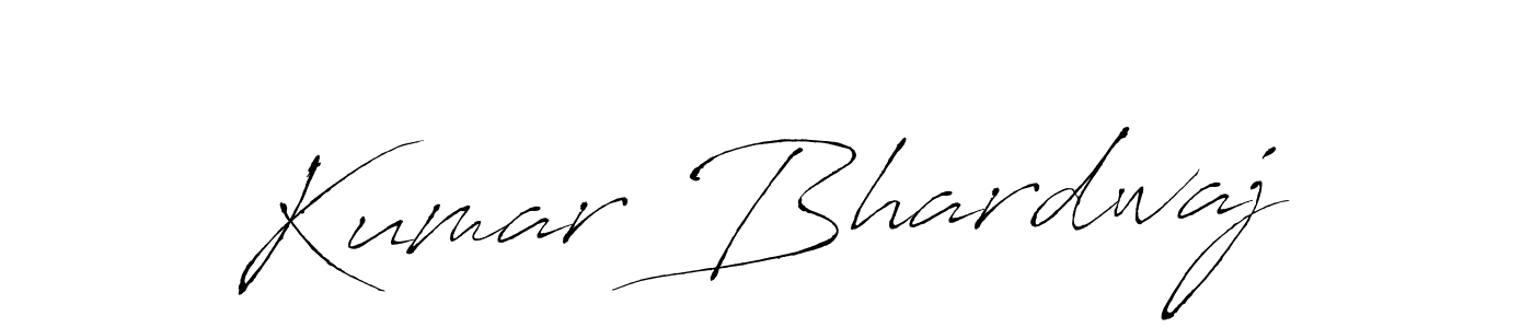 How to make Kumar Bhardwaj name signature. Use Antro_Vectra style for creating short signs online. This is the latest handwritten sign. Kumar Bhardwaj signature style 6 images and pictures png