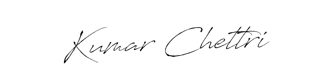 Design your own signature with our free online signature maker. With this signature software, you can create a handwritten (Antro_Vectra) signature for name Kumar Chettri. Kumar Chettri signature style 6 images and pictures png