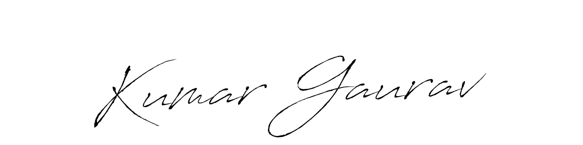 Create a beautiful signature design for name Kumar Gaurav. With this signature (Antro_Vectra) fonts, you can make a handwritten signature for free. Kumar Gaurav signature style 6 images and pictures png