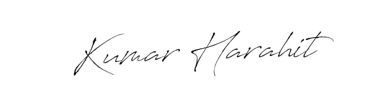 Make a beautiful signature design for name Kumar Harahit. With this signature (Antro_Vectra) style, you can create a handwritten signature for free. Kumar Harahit signature style 6 images and pictures png