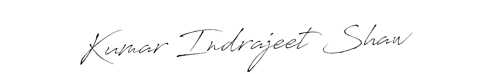 How to make Kumar Indrajeet Shaw signature? Antro_Vectra is a professional autograph style. Create handwritten signature for Kumar Indrajeet Shaw name. Kumar Indrajeet Shaw signature style 6 images and pictures png