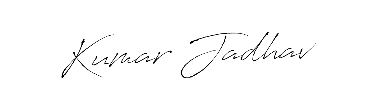 Make a beautiful signature design for name Kumar Jadhav. With this signature (Antro_Vectra) style, you can create a handwritten signature for free. Kumar Jadhav signature style 6 images and pictures png