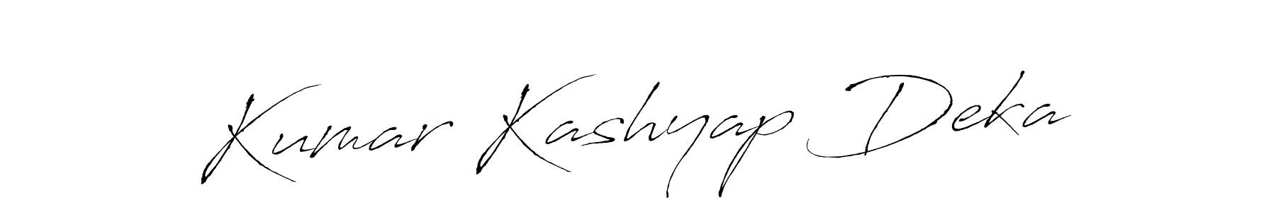 Design your own signature with our free online signature maker. With this signature software, you can create a handwritten (Antro_Vectra) signature for name Kumar Kashyap Deka. Kumar Kashyap Deka signature style 6 images and pictures png