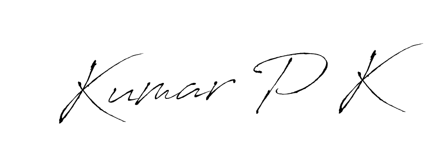 Design your own signature with our free online signature maker. With this signature software, you can create a handwritten (Antro_Vectra) signature for name Kumar P K. Kumar P K signature style 6 images and pictures png
