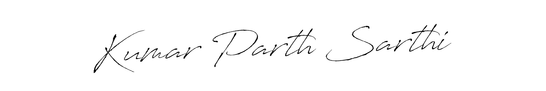 Design your own signature with our free online signature maker. With this signature software, you can create a handwritten (Antro_Vectra) signature for name Kumar Parth Sarthi. Kumar Parth Sarthi signature style 6 images and pictures png