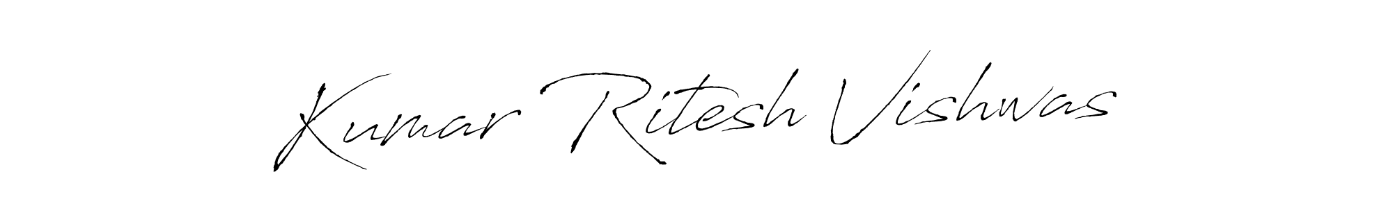 Also we have Kumar Ritesh Vishwas name is the best signature style. Create professional handwritten signature collection using Antro_Vectra autograph style. Kumar Ritesh Vishwas signature style 6 images and pictures png