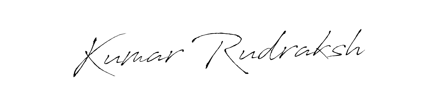 How to make Kumar Rudraksh signature? Antro_Vectra is a professional autograph style. Create handwritten signature for Kumar Rudraksh name. Kumar Rudraksh signature style 6 images and pictures png