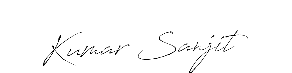 Antro_Vectra is a professional signature style that is perfect for those who want to add a touch of class to their signature. It is also a great choice for those who want to make their signature more unique. Get Kumar Sanjit name to fancy signature for free. Kumar Sanjit signature style 6 images and pictures png