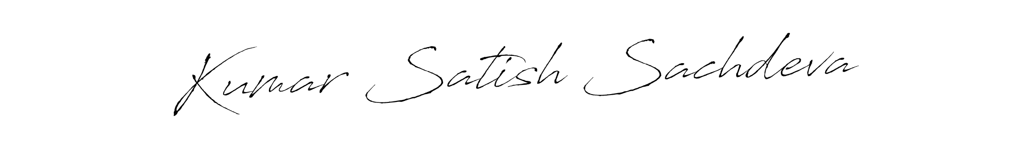 Use a signature maker to create a handwritten signature online. With this signature software, you can design (Antro_Vectra) your own signature for name Kumar Satish Sachdeva. Kumar Satish Sachdeva signature style 6 images and pictures png