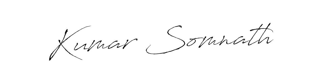 Kumar Somnath stylish signature style. Best Handwritten Sign (Antro_Vectra) for my name. Handwritten Signature Collection Ideas for my name Kumar Somnath. Kumar Somnath signature style 6 images and pictures png