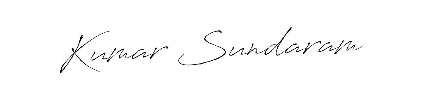 Make a beautiful signature design for name Kumar Sundaram. With this signature (Antro_Vectra) style, you can create a handwritten signature for free. Kumar Sundaram signature style 6 images and pictures png