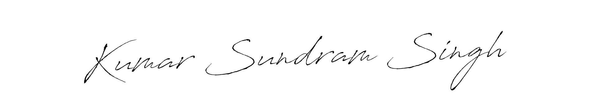 It looks lik you need a new signature style for name Kumar Sundram Singh. Design unique handwritten (Antro_Vectra) signature with our free signature maker in just a few clicks. Kumar Sundram Singh signature style 6 images and pictures png