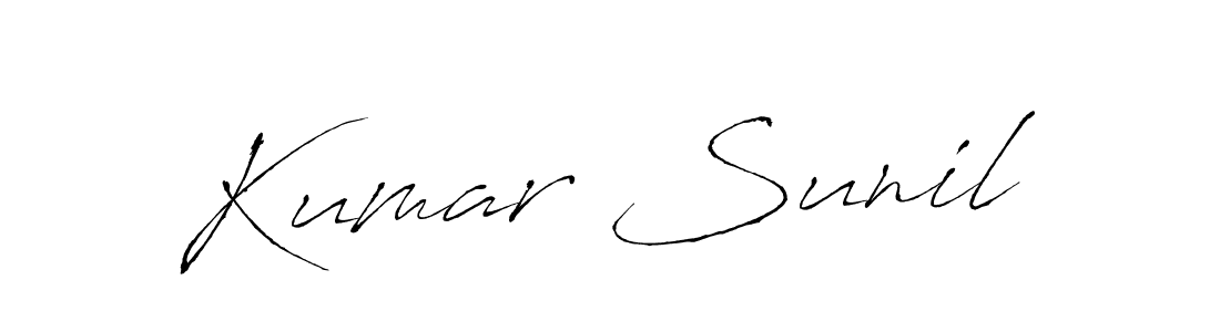 Antro_Vectra is a professional signature style that is perfect for those who want to add a touch of class to their signature. It is also a great choice for those who want to make their signature more unique. Get Kumar Sunil name to fancy signature for free. Kumar Sunil signature style 6 images and pictures png