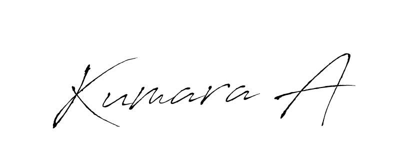 Create a beautiful signature design for name Kumara A. With this signature (Antro_Vectra) fonts, you can make a handwritten signature for free. Kumara A signature style 6 images and pictures png