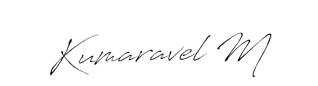 It looks lik you need a new signature style for name Kumaravel M. Design unique handwritten (Antro_Vectra) signature with our free signature maker in just a few clicks. Kumaravel M signature style 6 images and pictures png