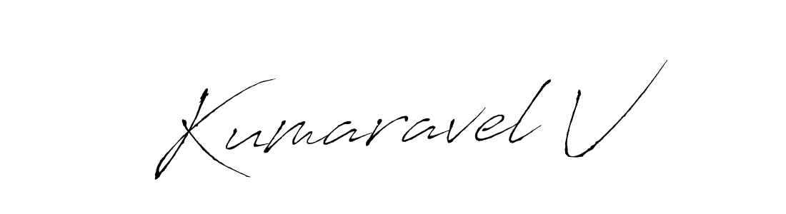 It looks lik you need a new signature style for name Kumaravel V. Design unique handwritten (Antro_Vectra) signature with our free signature maker in just a few clicks. Kumaravel V signature style 6 images and pictures png