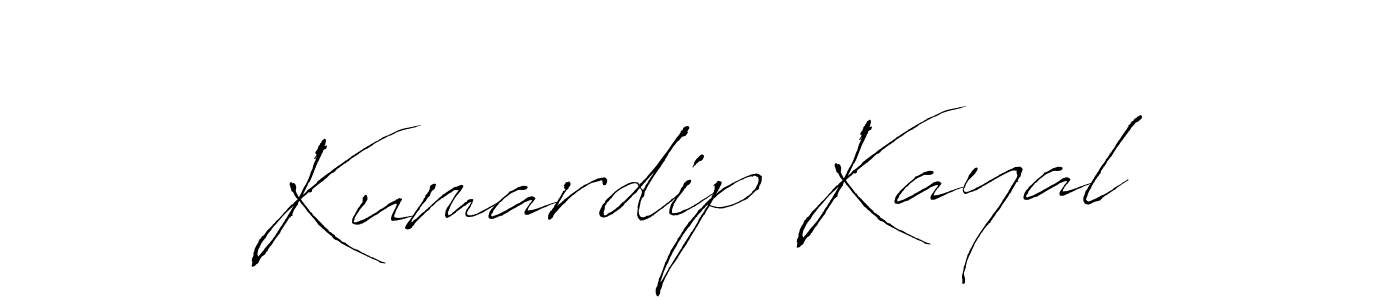Design your own signature with our free online signature maker. With this signature software, you can create a handwritten (Antro_Vectra) signature for name Kumardip Kayal. Kumardip Kayal signature style 6 images and pictures png