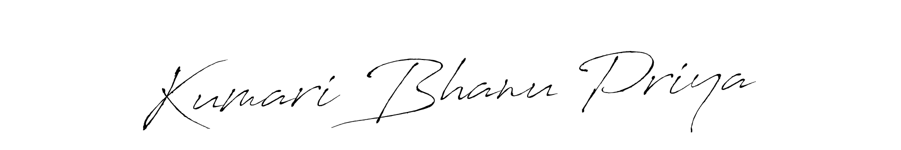 Kumari Bhanu Priya stylish signature style. Best Handwritten Sign (Antro_Vectra) for my name. Handwritten Signature Collection Ideas for my name Kumari Bhanu Priya. Kumari Bhanu Priya signature style 6 images and pictures png