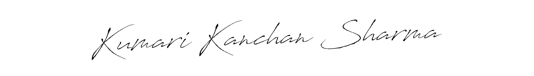 It looks lik you need a new signature style for name Kumari Kanchan Sharma. Design unique handwritten (Antro_Vectra) signature with our free signature maker in just a few clicks. Kumari Kanchan Sharma signature style 6 images and pictures png