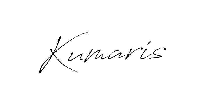 Kumaris stylish signature style. Best Handwritten Sign (Antro_Vectra) for my name. Handwritten Signature Collection Ideas for my name Kumaris. Kumaris signature style 6 images and pictures png