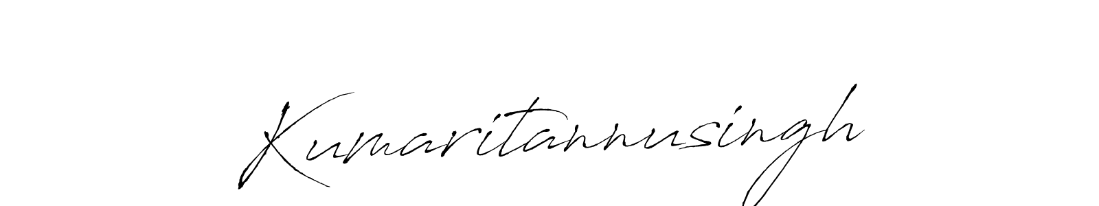 Similarly Antro_Vectra is the best handwritten signature design. Signature creator online .You can use it as an online autograph creator for name Kumaritannusingh. Kumaritannusingh signature style 6 images and pictures png