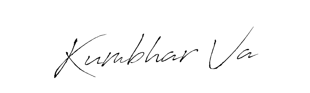 This is the best signature style for the Kumbhar Va name. Also you like these signature font (Antro_Vectra). Mix name signature. Kumbhar Va signature style 6 images and pictures png