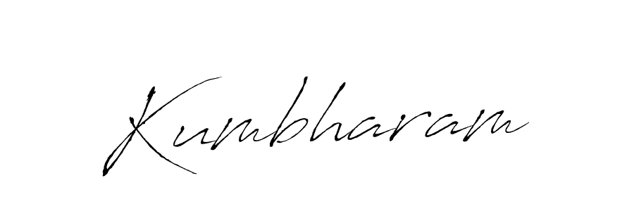How to make Kumbharam signature? Antro_Vectra is a professional autograph style. Create handwritten signature for Kumbharam name. Kumbharam signature style 6 images and pictures png