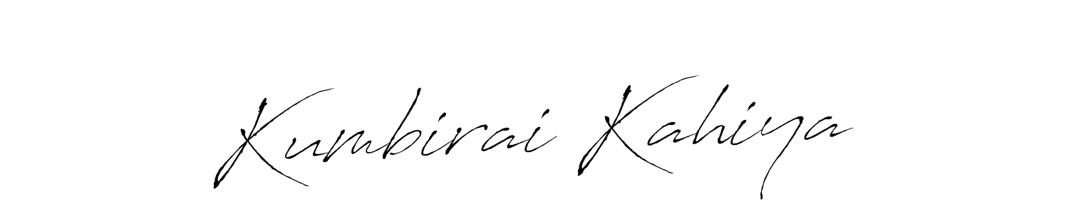 Create a beautiful signature design for name Kumbirai Kahiya. With this signature (Antro_Vectra) fonts, you can make a handwritten signature for free. Kumbirai Kahiya signature style 6 images and pictures png