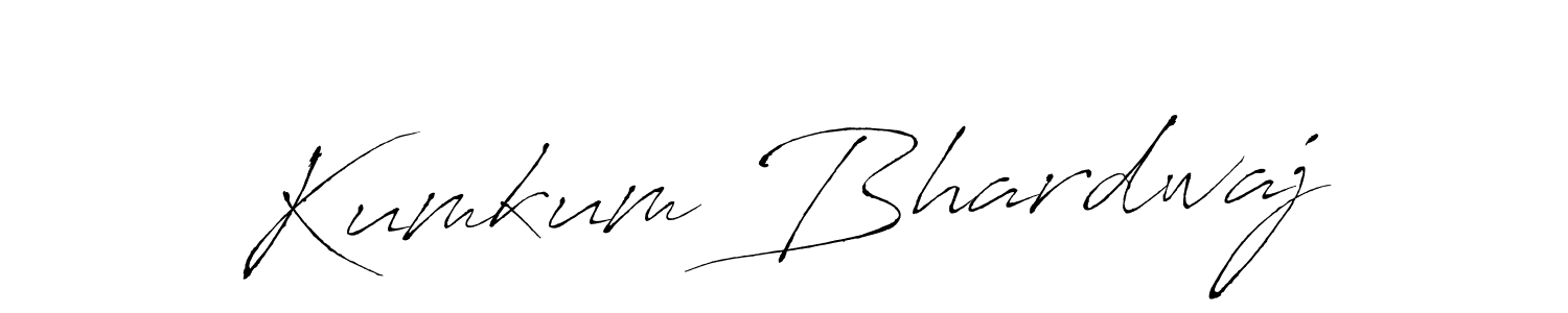 Make a short Kumkum Bhardwaj signature style. Manage your documents anywhere anytime using Antro_Vectra. Create and add eSignatures, submit forms, share and send files easily. Kumkum Bhardwaj signature style 6 images and pictures png