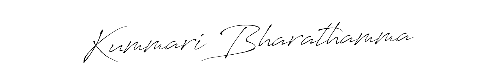 How to make Kummari Bharathamma signature? Antro_Vectra is a professional autograph style. Create handwritten signature for Kummari Bharathamma name. Kummari Bharathamma signature style 6 images and pictures png