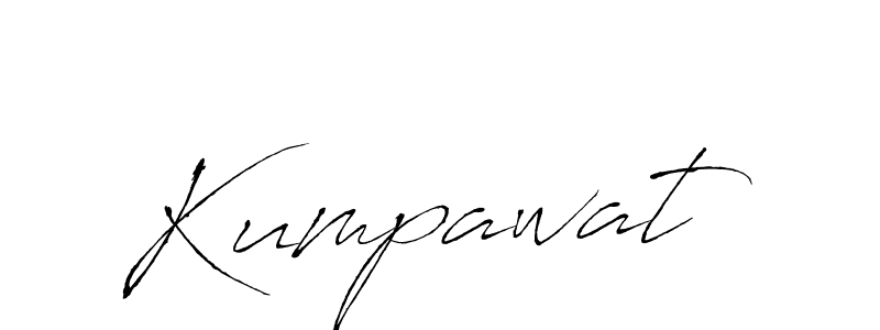 Make a beautiful signature design for name Kumpawat. With this signature (Antro_Vectra) style, you can create a handwritten signature for free. Kumpawat signature style 6 images and pictures png