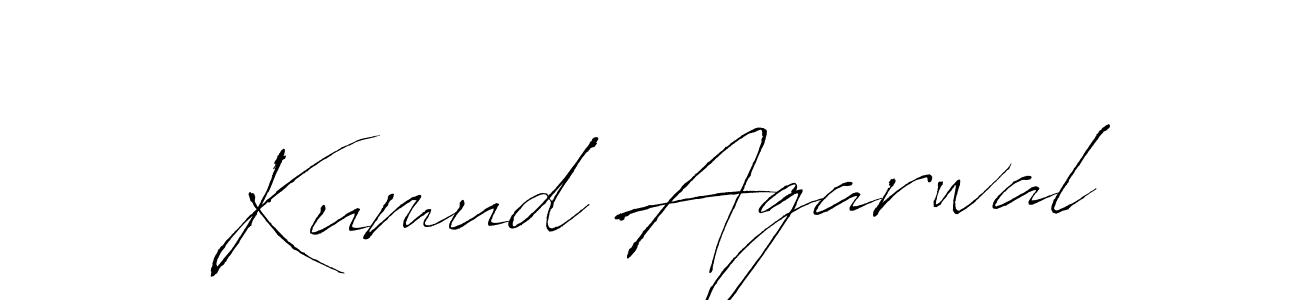 Antro_Vectra is a professional signature style that is perfect for those who want to add a touch of class to their signature. It is also a great choice for those who want to make their signature more unique. Get Kumud Agarwal name to fancy signature for free. Kumud Agarwal signature style 6 images and pictures png