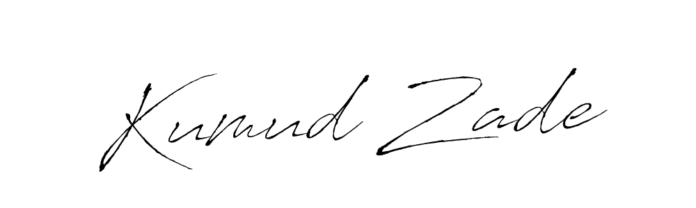 Make a beautiful signature design for name Kumud Zade. Use this online signature maker to create a handwritten signature for free. Kumud Zade signature style 6 images and pictures png