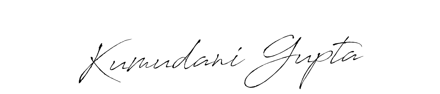 This is the best signature style for the Kumudani Gupta name. Also you like these signature font (Antro_Vectra). Mix name signature. Kumudani Gupta signature style 6 images and pictures png